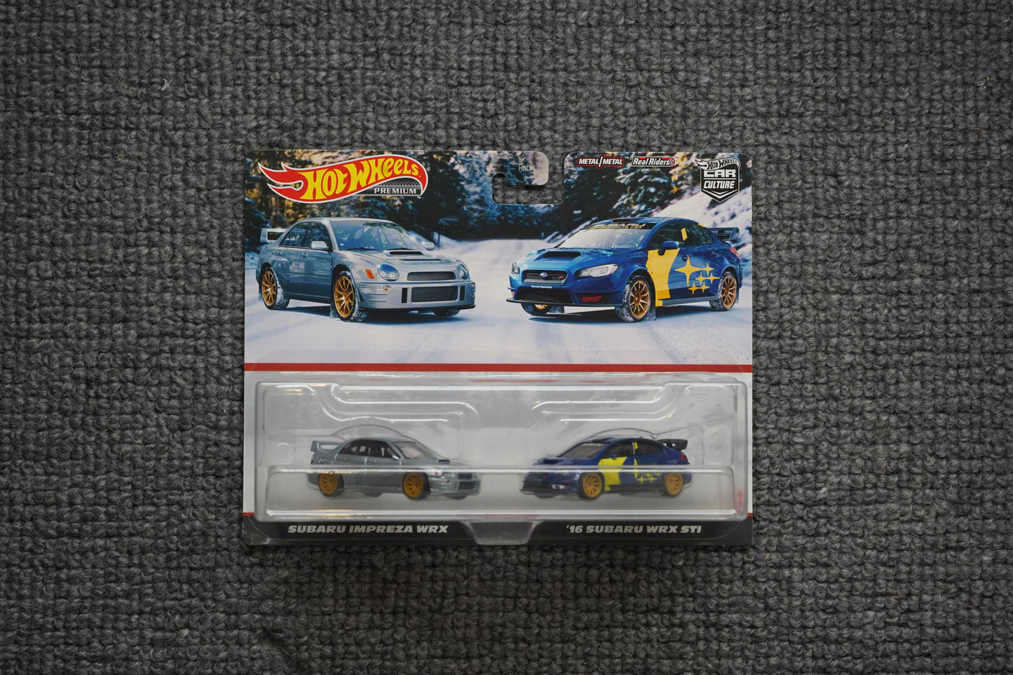 Hot Wheels Subaru Impreza WRX / 16 Subaru WRX STI - 2023 Car Culture 2-Pack