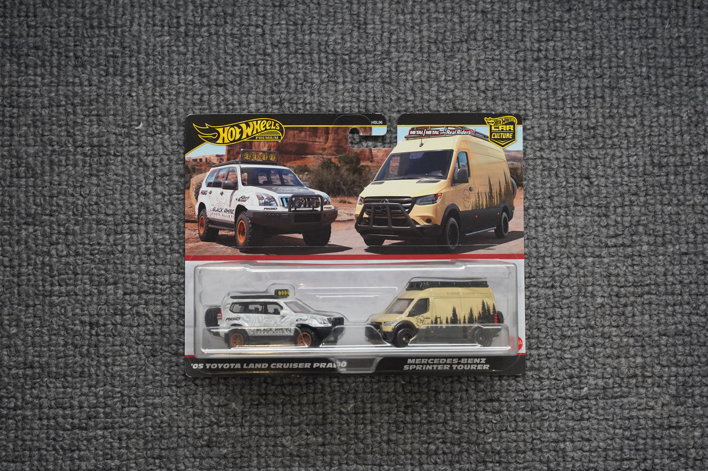 Hot Wheels Premium '05 Toyota Land Cruiser Prado Mercedes-Benz Sprinter Tourer