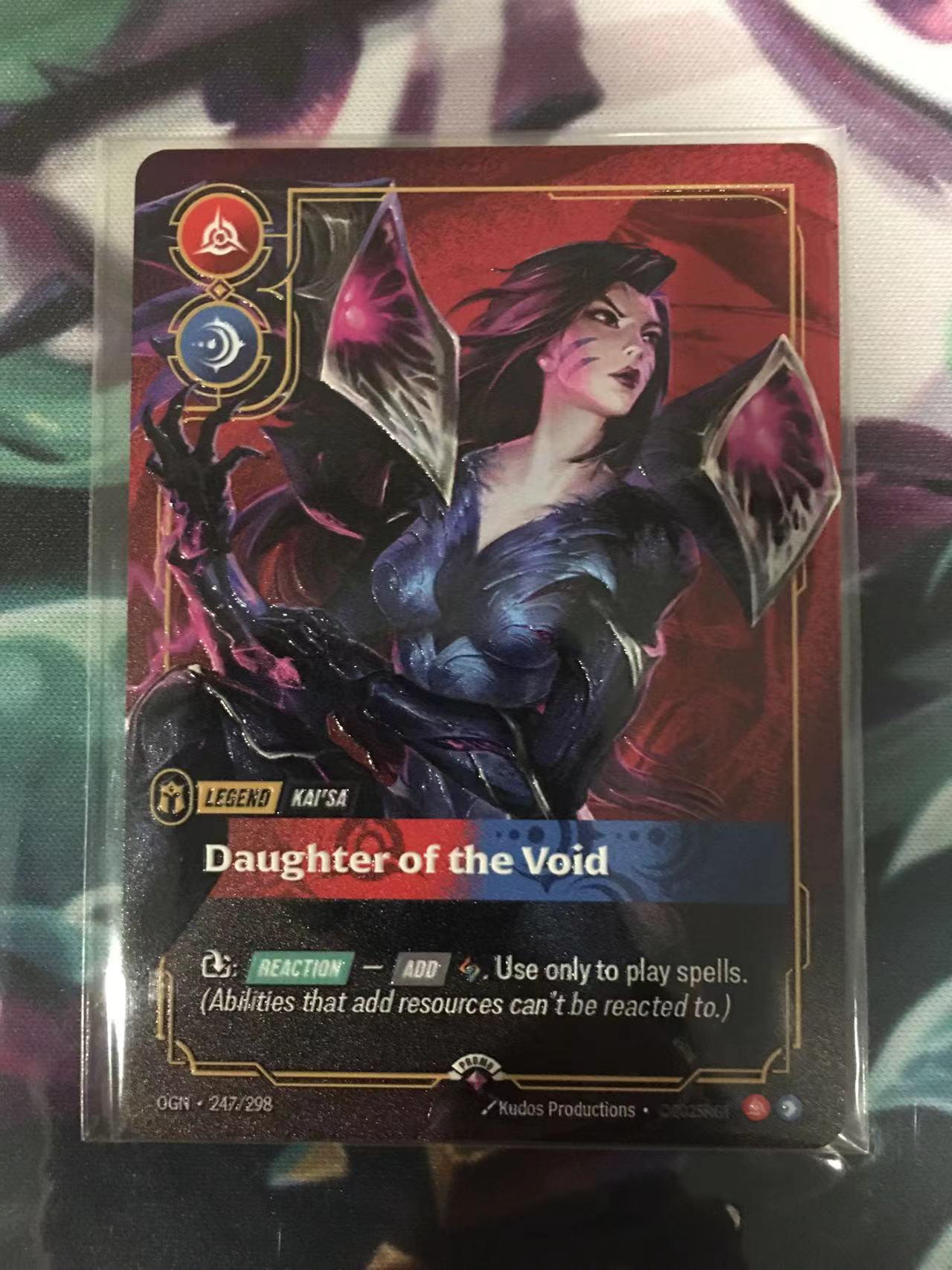 Metal Legend RiftBound: League of Legend Trading Card Game - Daughter of the Void - Kai'Sa Promtion English ver.