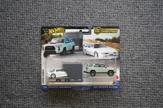 Hot Wheels Car Culture Team Transport '89 TOYOTA SUPRA '18 TOYOTA 4 RUNNER