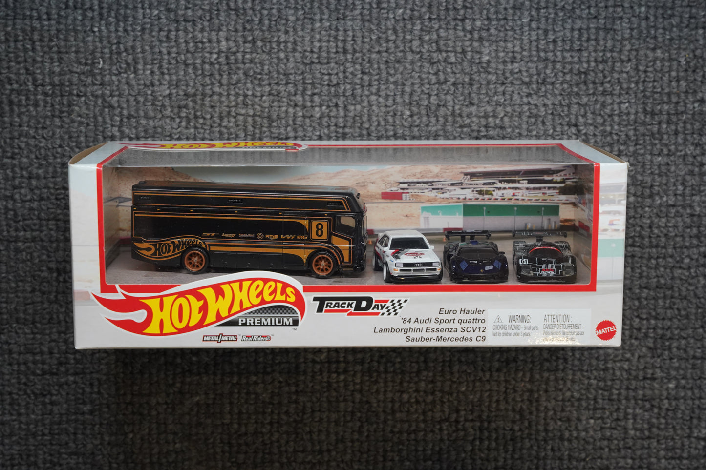 HOT WHEELS PREMIUM 1:64 SET OF 4 LE MANS PORSCHE MCLAREN MERCEDES #JBM07