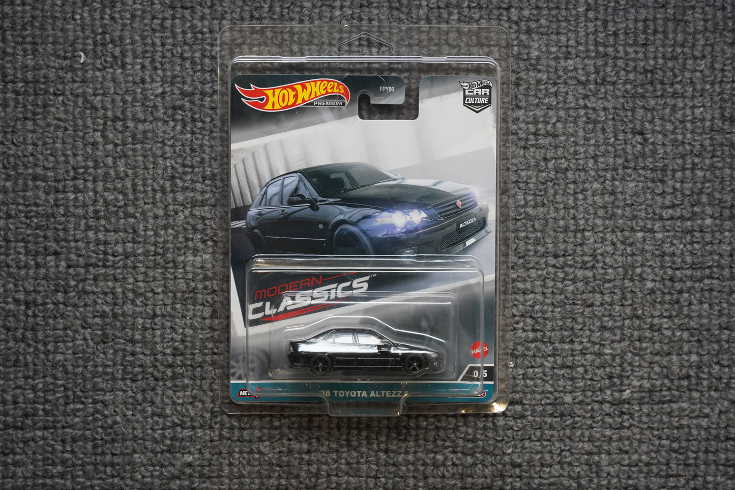 Hot Wheels Car Culture Modern Classics '98 Toyota Altezza Black Chase 0/5