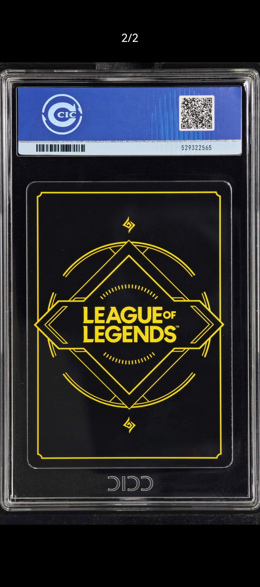 Sliver 9.5 GRADED RiftBound: League of Legend Trading Card Game - Blade Dancer - Irelia Promtion Chinese ver.
